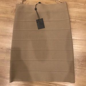BCBG Maxazria bandage skirt, size S